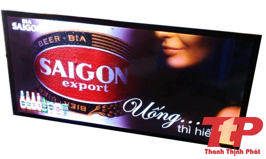 Hộp đèn siêu mỏng Bia Sài Gòn