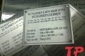 Xưởng sản xuất Name plate – Name tags inox – Tem nhãn mác kim loại giá rẻ